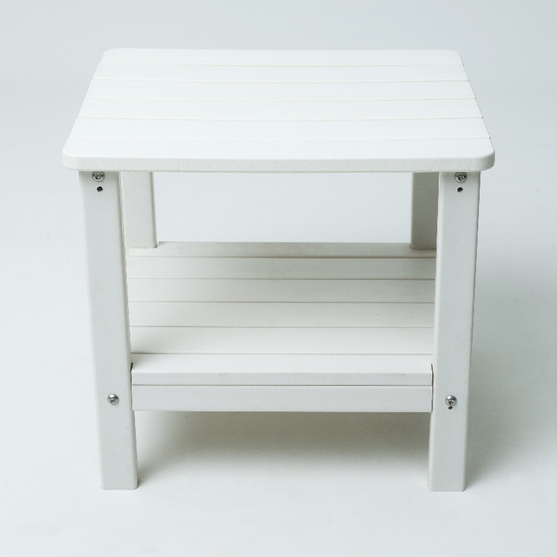 Table d\'appoint extérieure avec couleur blanche