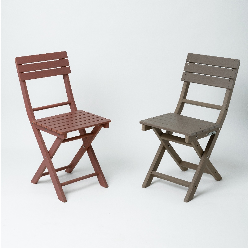 Chaise de camping en plastique HDPE pour extérieur